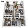 Geo Apartments B3a Floor Plan Geo Apartments B3a Floor Plan
